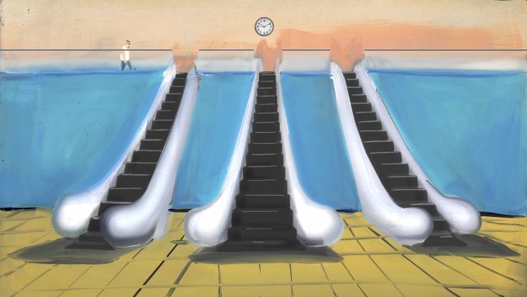 <p>Tala Madani (Tehran, Iran b. 1981). <em>Mr Time</em> [still]. 2028. Single-channel color animation, 7 min 4 sec. Courtesy David Kordansky Gallery, Los Angeles.</p>
