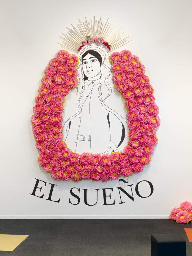 <p>Installation view of <em>EL SUEÑO: THE FLOWERS THAT BLOOM</em>, 2021, Henry Art Gallery, University of Washington, Seattle. Photo: Jueqian Fang, courtesy of the Henry Art Gallery.</p>
