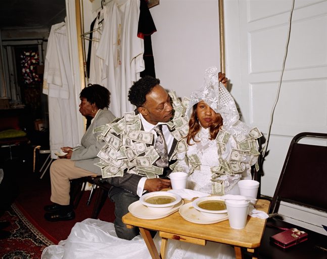 <p>Deana Lawson (U.S., b. 1979). <em>Latifah’s Wedding</em>, 2020. Pigment print. © Deana Lawson, courtesy of David Kordansky Gallery. </p>
