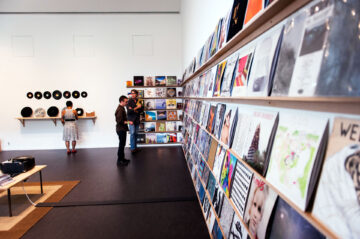 <p><em>The B-Side</em> [installation view]. 2012. Henry Art Gallery. Photo credit: Robert Wade.</p>
