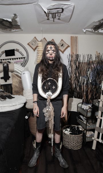 <p>Eric-Paul Riege. Image: Nate Lemuel (Diné) of DarkListedPhotography.</p>
