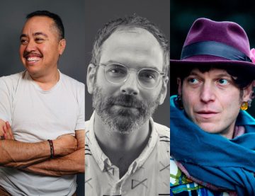 <p dir="ltr">Left: Chris E. Vargas (photo: Heather Posner)</p>
<p dir="ltr">Middle: Josh Faught (photo: John Wilson White)<br></p>
<p dir="ltr">Right: Mattilda Bernstein Sycamore (photo: Dorothy Edwards)</p>
