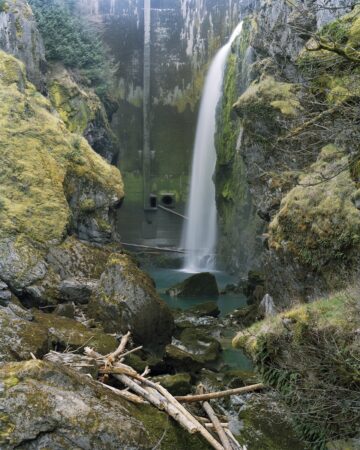 <p>Eirik Johnson (U.S., born 1974). <i>Below the Glines Canyon Dam on the Upper Elwha River, Washington. </i>2008. Inkjet print. Henry Art Gallery, purchased with funds from T. William Booth and donors to the Henry Acquisition Fund, 2010.26. Image courtesy of the artist.</p>
