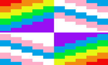 <p>Untitled (Gay and Trans Pride). 2016. Digital graphic. Courtesy of Chris E. Vargas.</p>
